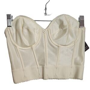 Dominique Medium Beige Bridal Bra, 32C, NWT